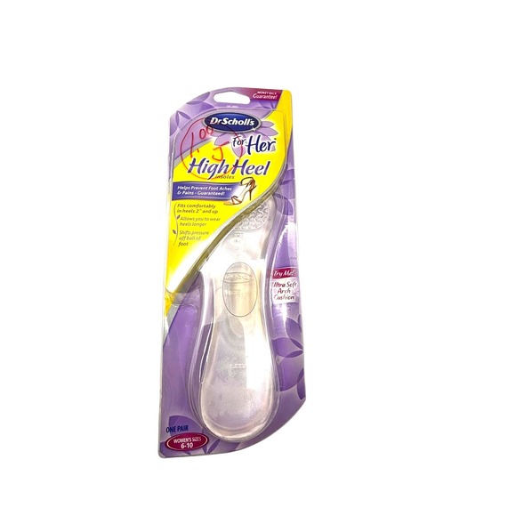 Dr. Scholls For Her High Heel Insoles Women's Size 6-10 Heel Inserts New - Picture 1 of 4